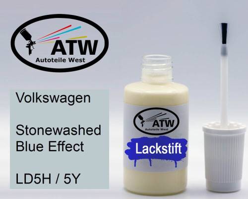 Volkswagen, Stonewashed Blue Effect, LD5H / 5Y: 20ml Lackstift, von ATW Autoteile West.